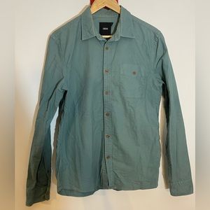 *SOLD* 🔆 ASOS green cotton button down shirt size M